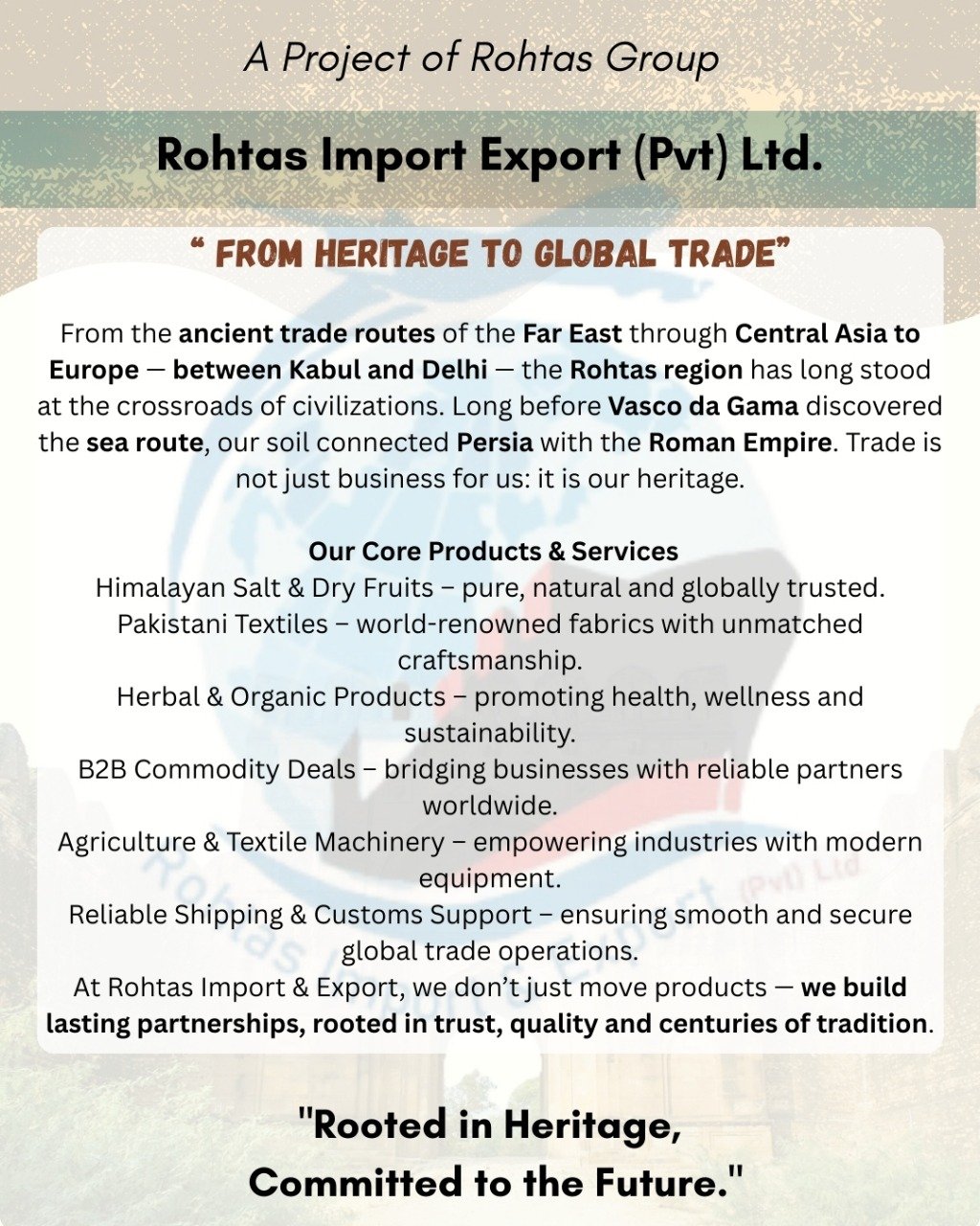 Import & Export Poster